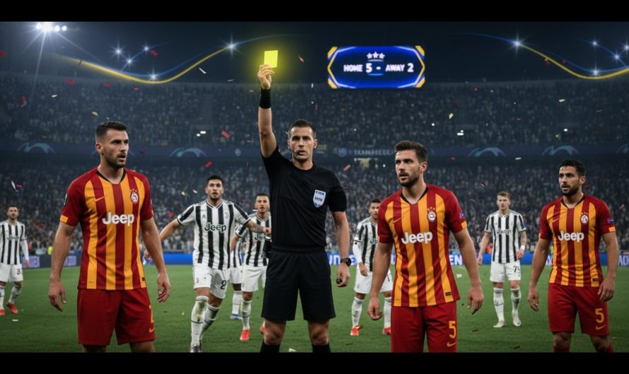 Galatasaray’da Kart Sınırında Dört Oyuncu: Juventus Rövanşı Öncesi Tehlikeler