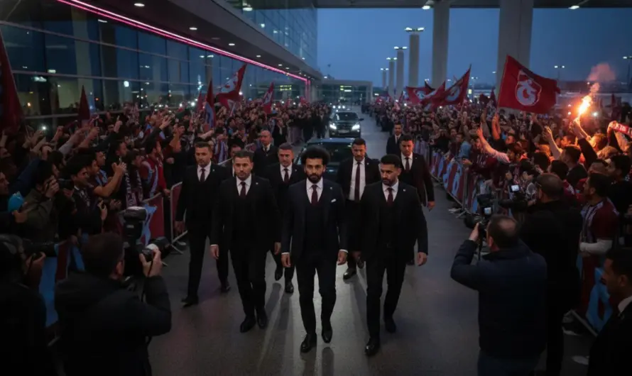 Mısırlı Yıldız Salah Bordo-Mavili Renkler İçin Türkiye’de
